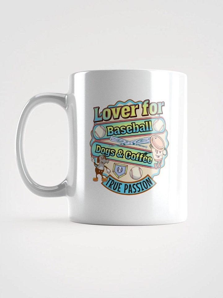 Lover For Baseball Coffee And Dogs Passionate Pitstop Mug product image (1)