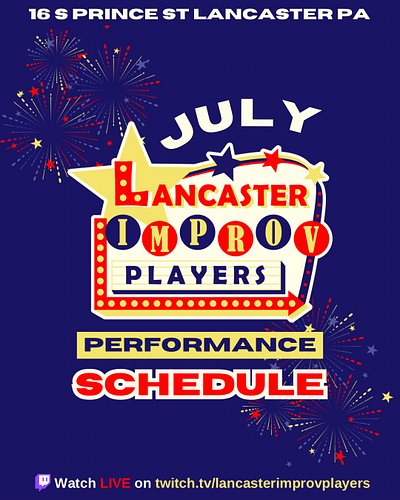 July, like a dog- a Bulldog, that is! Check out our Eventbrite for more information on our upcoming shows and classes. #lanca...