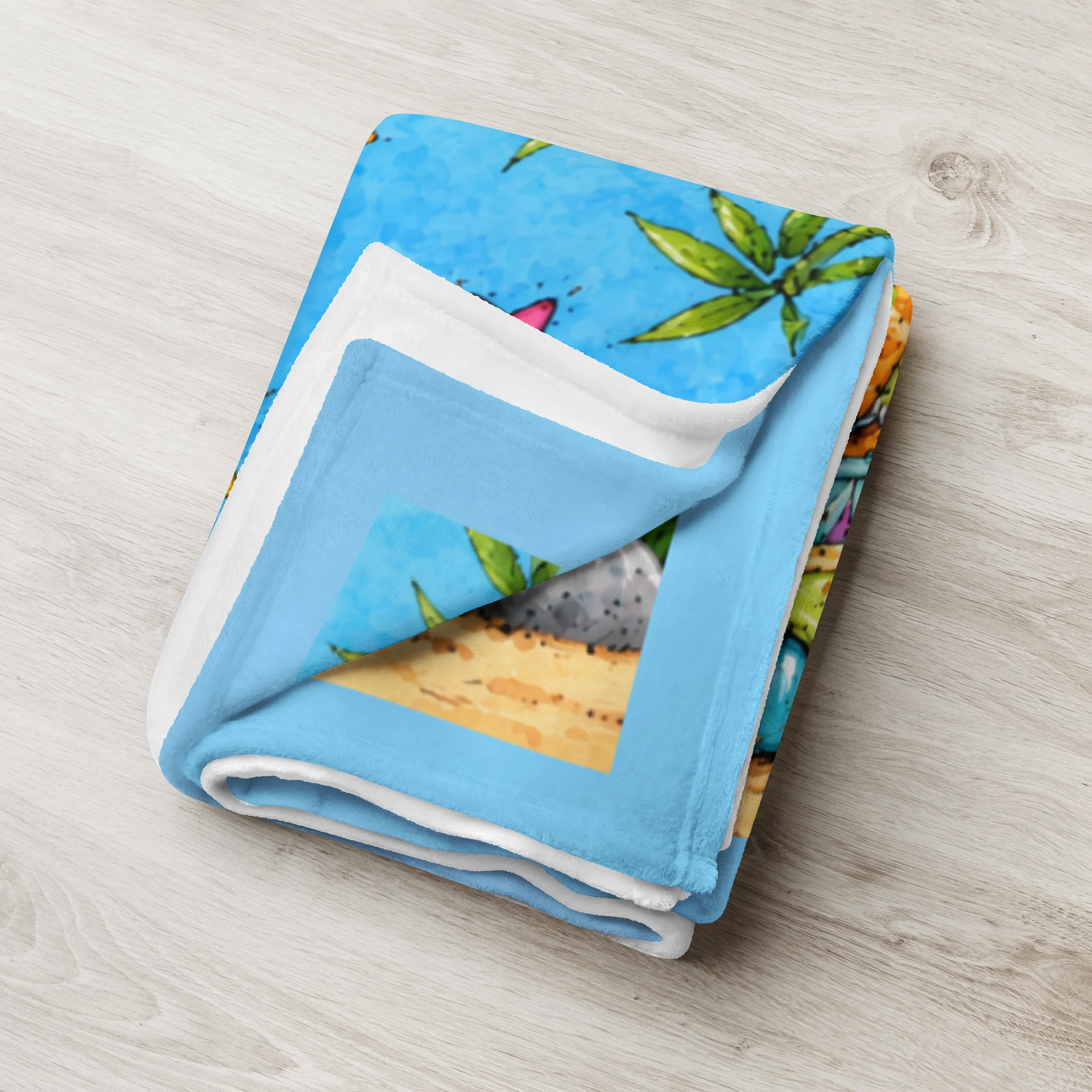 Plaid Faune - Paco l’Hippopotame (Big 153X203cm) product image (5)