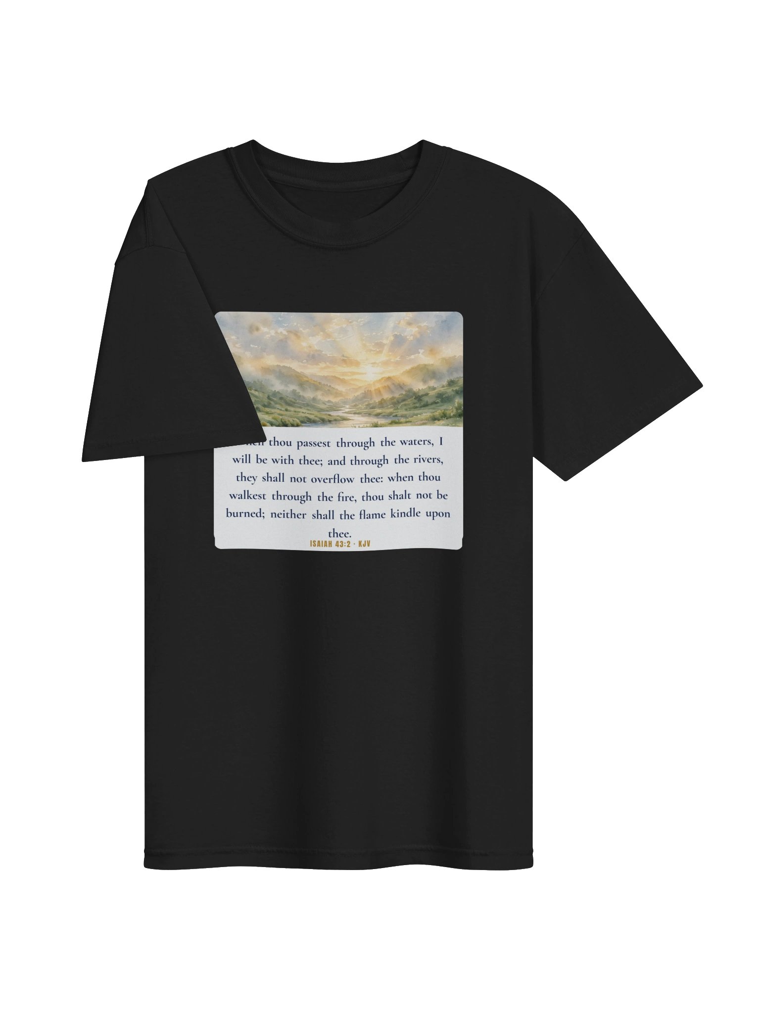 Isaiah 43:2 Tee — I Will Be With Thee product image (3)