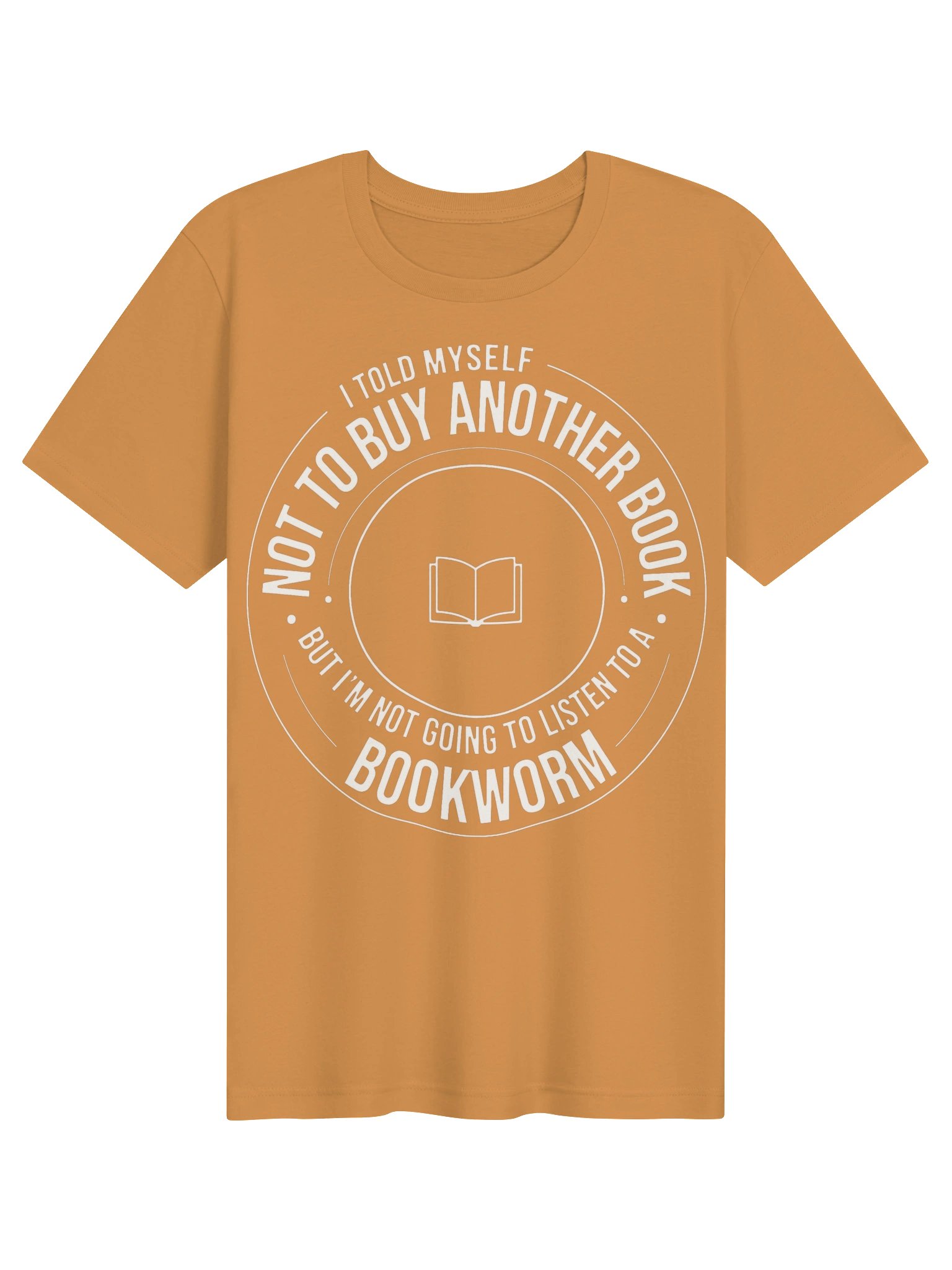 EA Bookworm Behaviour – I Told Myself Not To Buy Another Book Funny T-Shirt (White Ink) product image (5)