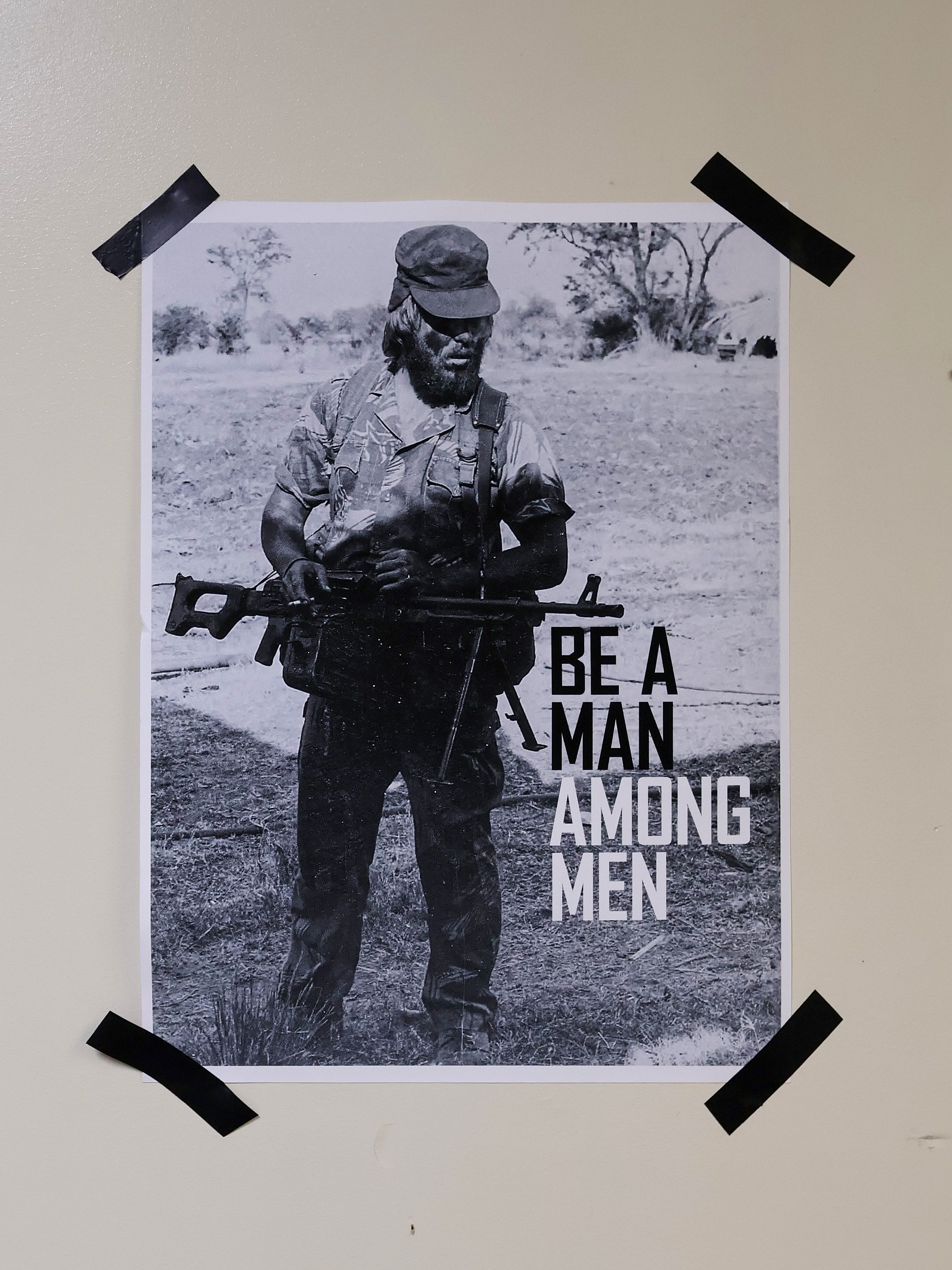BE A MAN AMONG MEN POSTER product image (2)