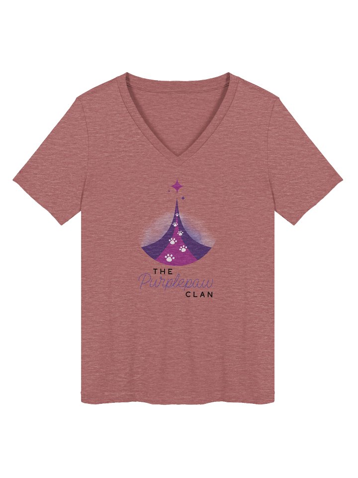Purplepaw Clan Logo V-Neck product image (1)