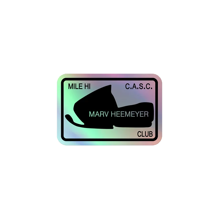 Holographic reasonable men sticker product image (1)