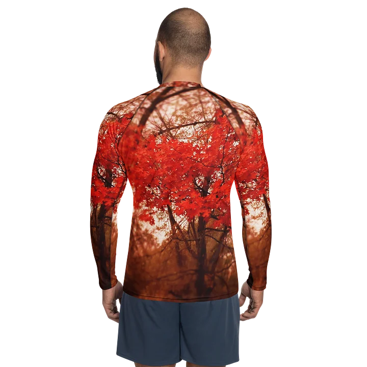 Crimson Leaves Rash Guard product image (2)
