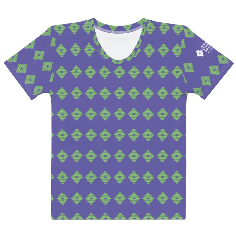 Anacostia Community Museum Tee - Purple/Green (Women’s) Image 1
