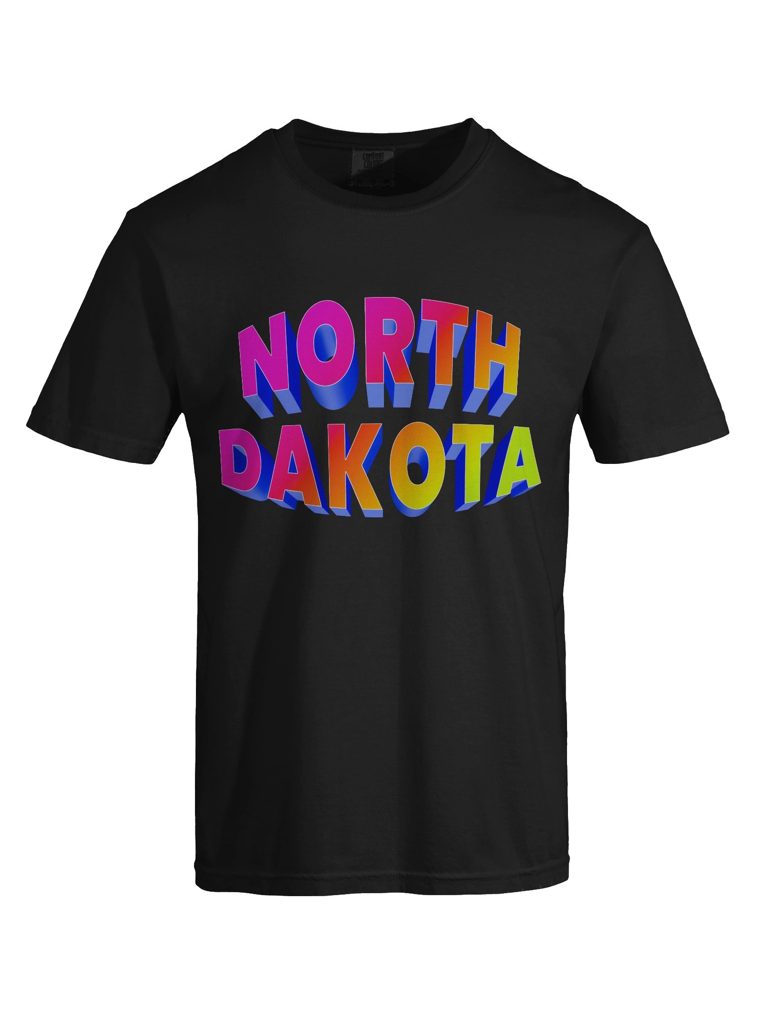 NORTH DAKOTA 3D Gradient Pop Tee product image (7)
