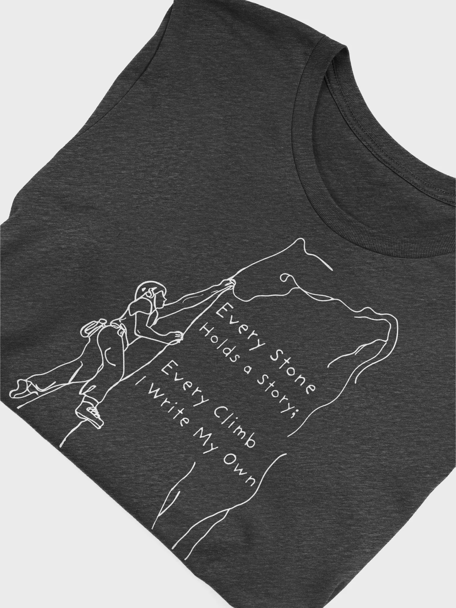 Every Stone Holds a Story - Climbing T-Shirt product image (3)