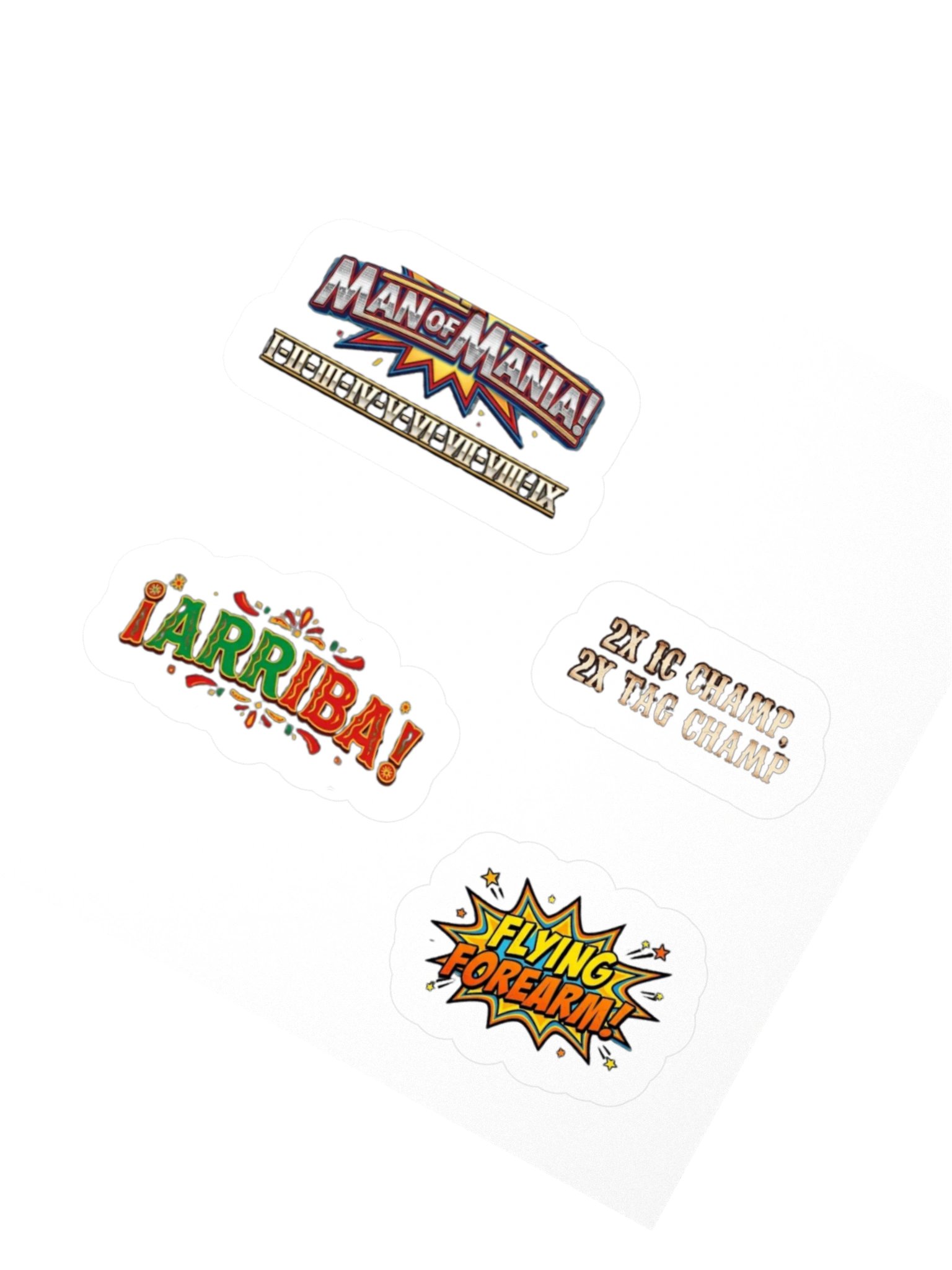 Tito Santana Kiss Cut Sticker Set product image (5)