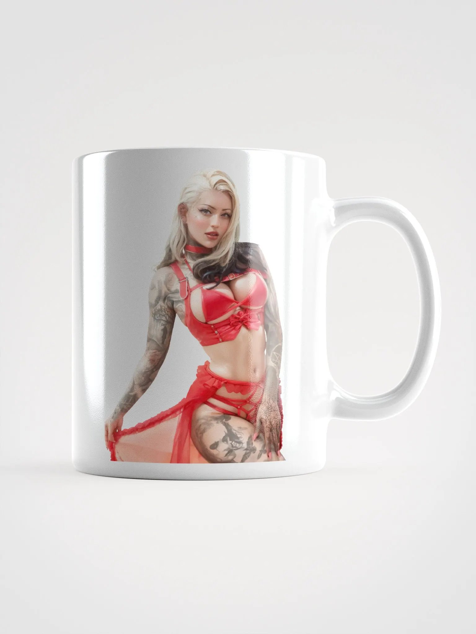 Red Goddess Mug White product image (1)