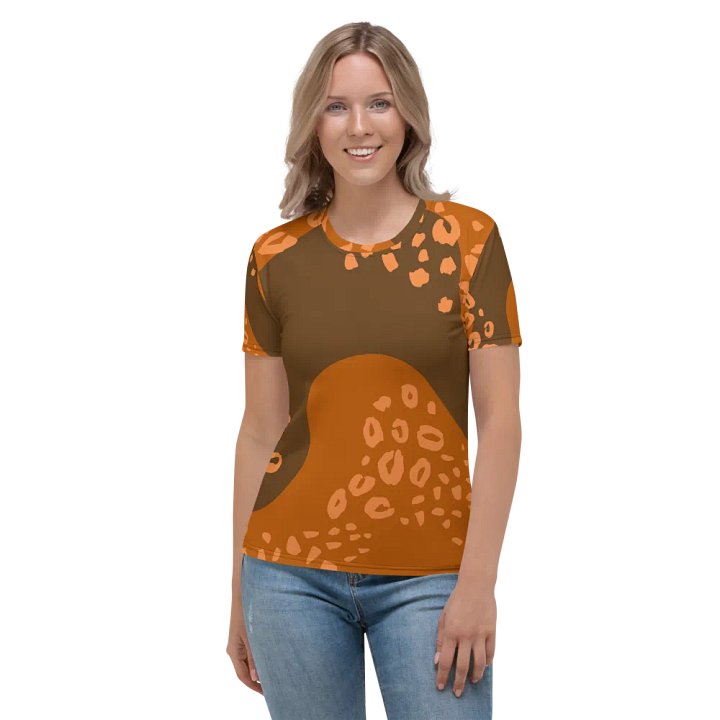 Orange Leopard Dreams Women's T-Shirt product image (2)