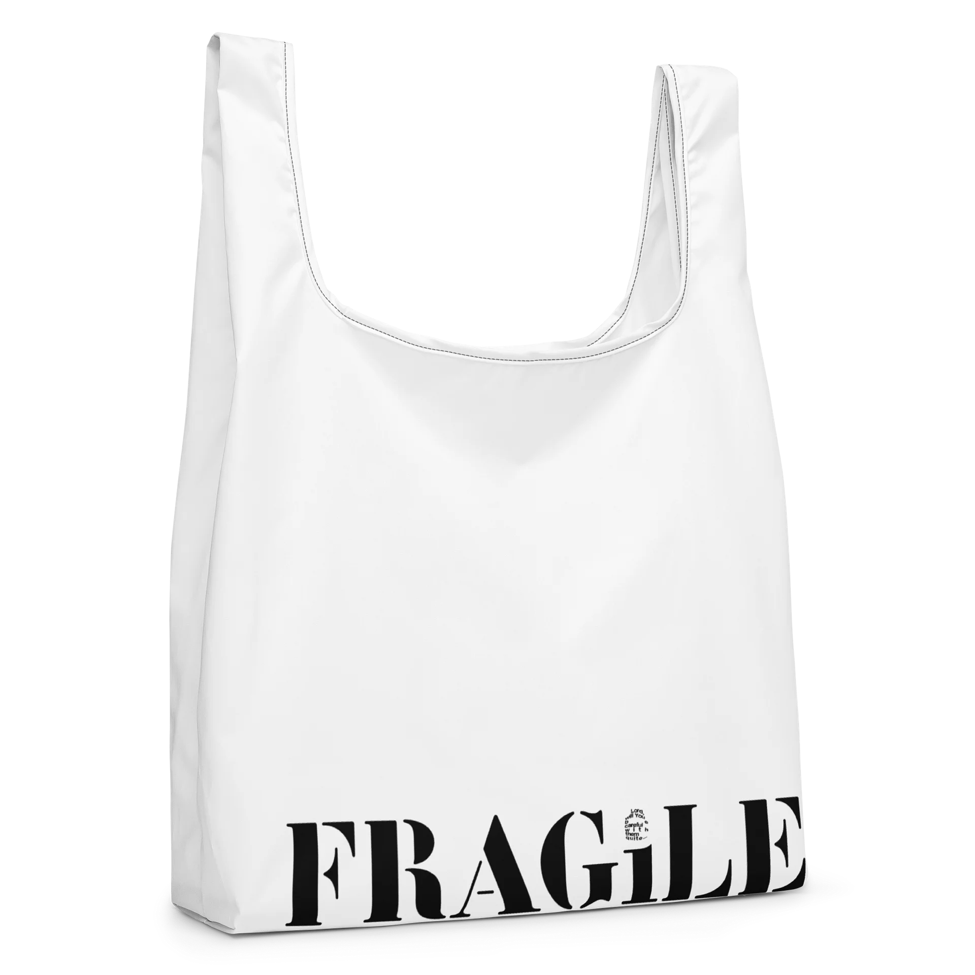 FRAGiLE White Tote Bag product image (3)