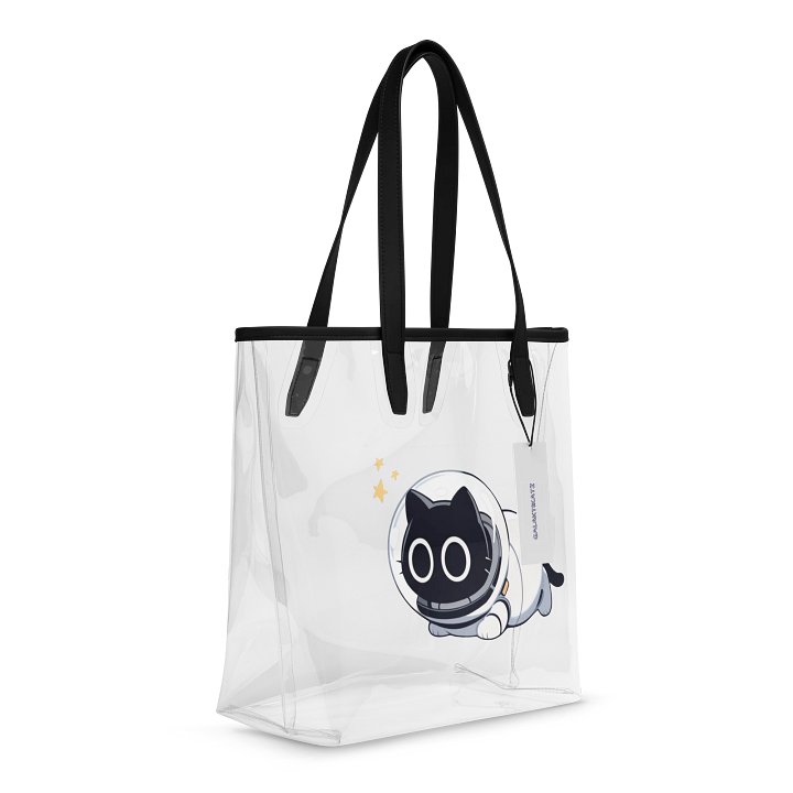 Space Kitty Clear Tote Bag product image (2)