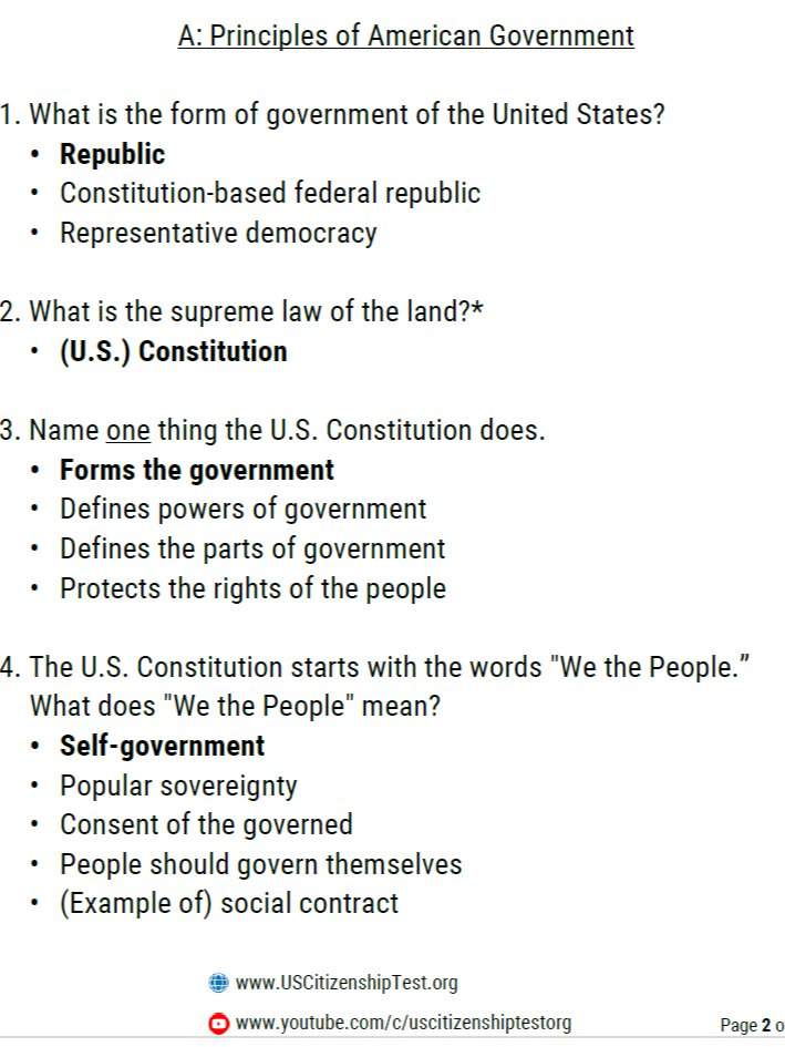 USCIS Official 128 Civics Questions and Answers product image (2)