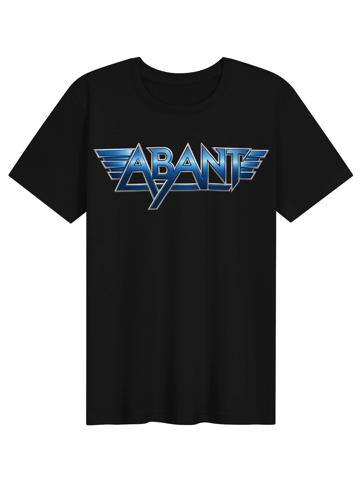 Official ABANT Cyber Blue Chrome Winged Logo Design product image (4)
