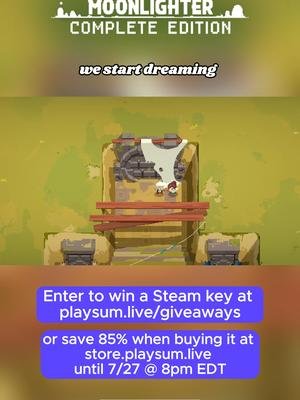 Playsum is giving away Moonlighter: Complete Edition! 🌙 Play as Will, a shopkeeper with heroic dreams. Explore realms through mysterious Gates found in an archaeological dig. Brave & reckless adventurers will discover treasures beyond measure & sell their riches in the village of Rynoka 💎 Enter for a chance to win by going to our giveaways page! #cozygamer #cozygame #cozygaming #girlgamers #gaymer