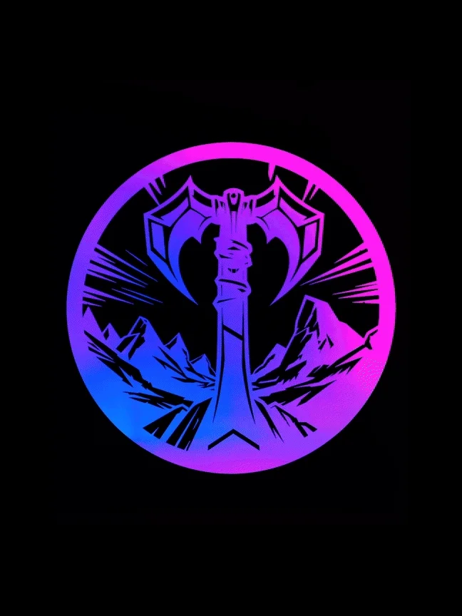 D&D - BARBARIAN - Luminous Design product image (1)