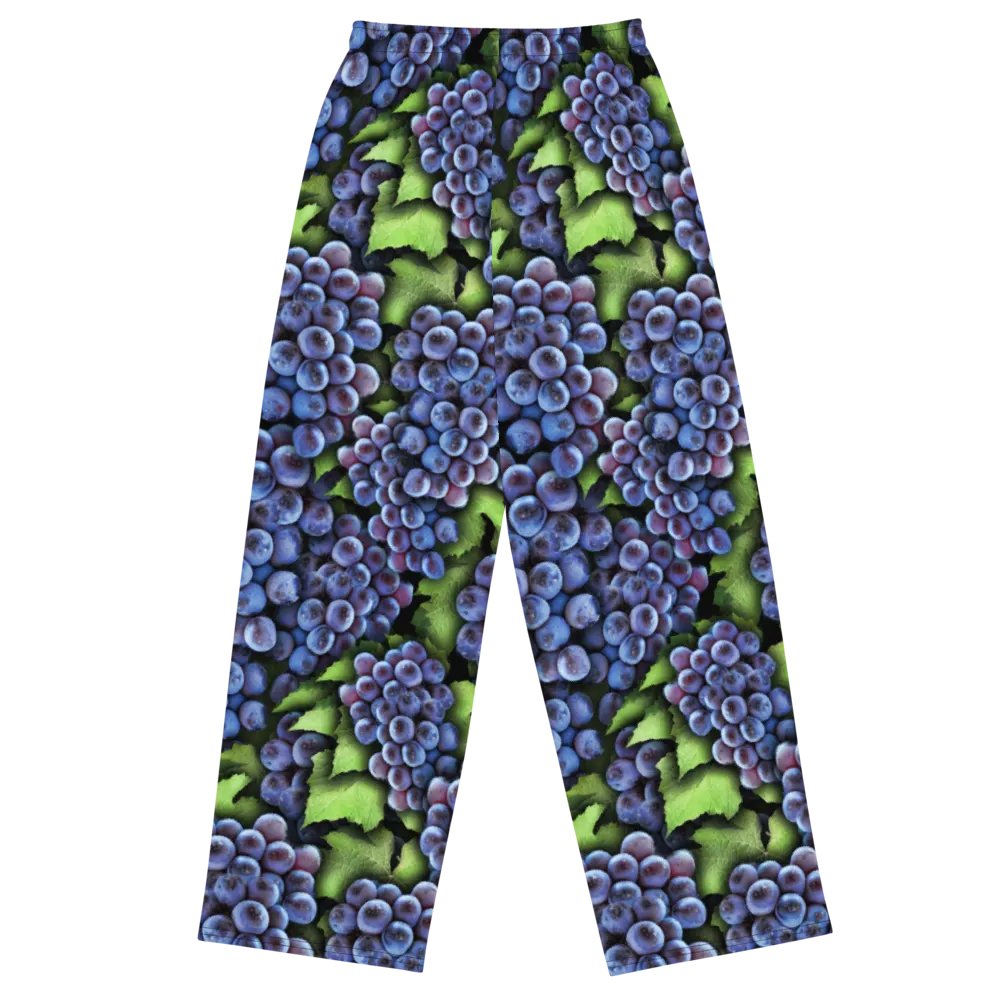 Grapes Pattern Wideleg Pants product image (1)