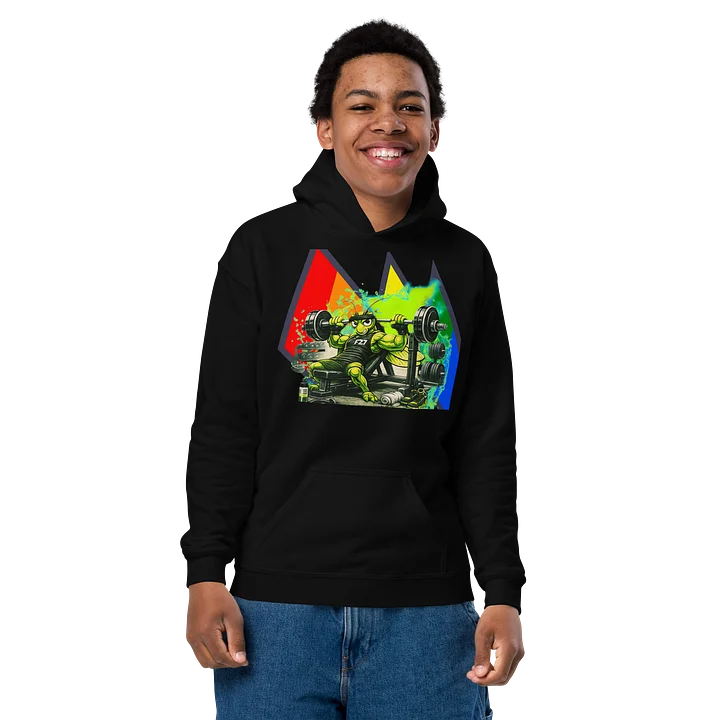 F27 Youth Strength Heavy Blend Hoodie – Earn Your Results by FayzieBobs product image (2)