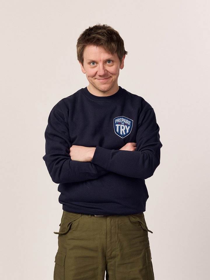 Prepare To Try Sweatshirt (Colour Shield) product image (1)