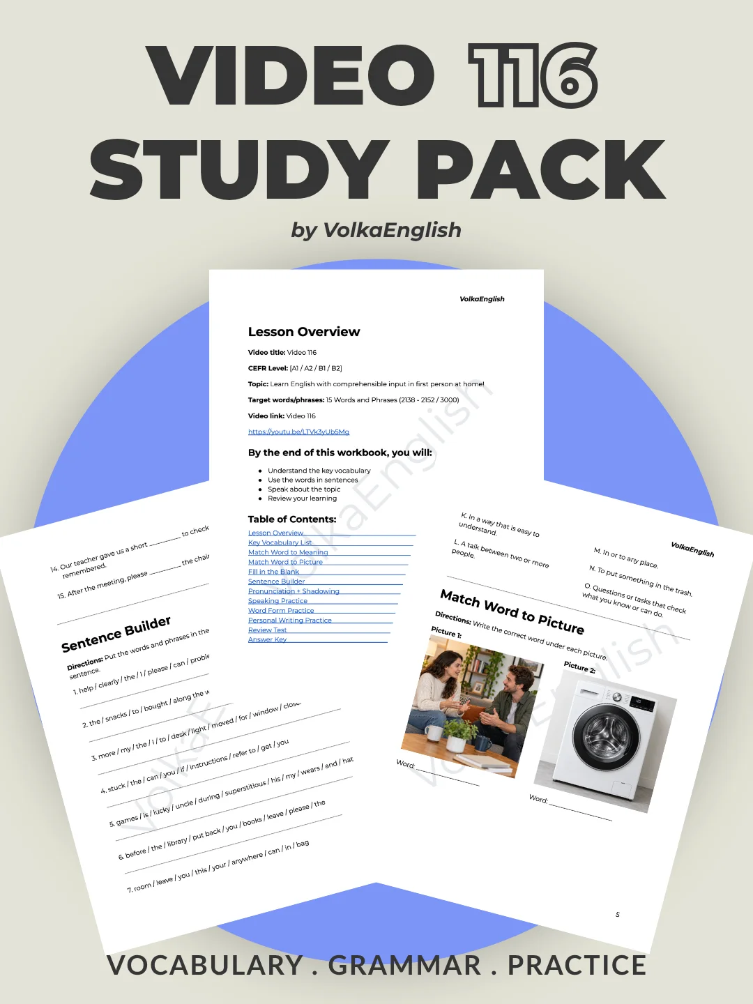 Video 116 Study Pack product image (1)