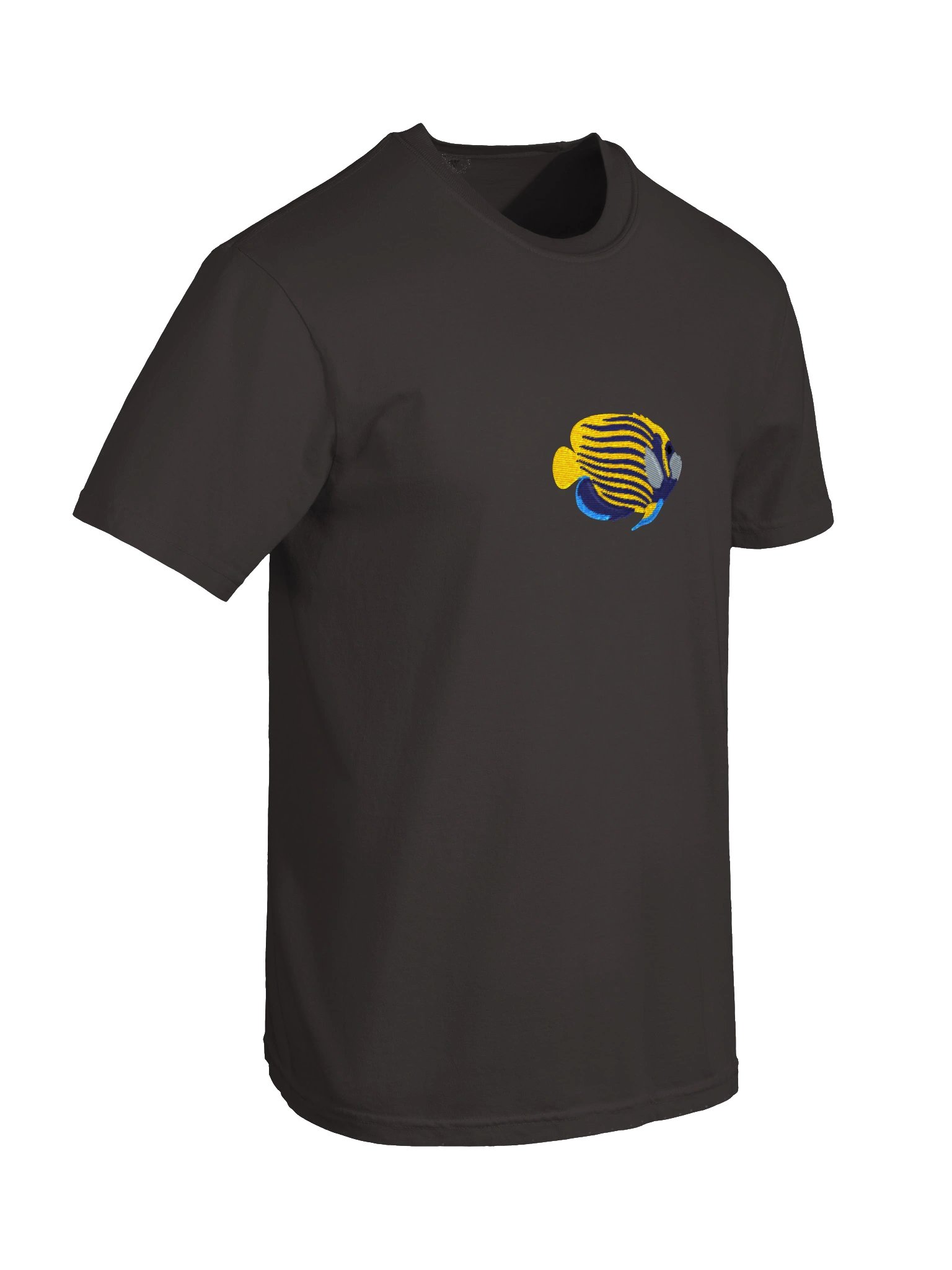Emperor Angelfish Embroidered Shirt | Pomacanthus imperator Reef Fish Tee | Saltwater Aquarium Apparel product image (10)