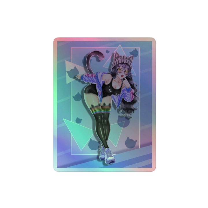 Leaning Sticker (Square/Holo) product image (2)