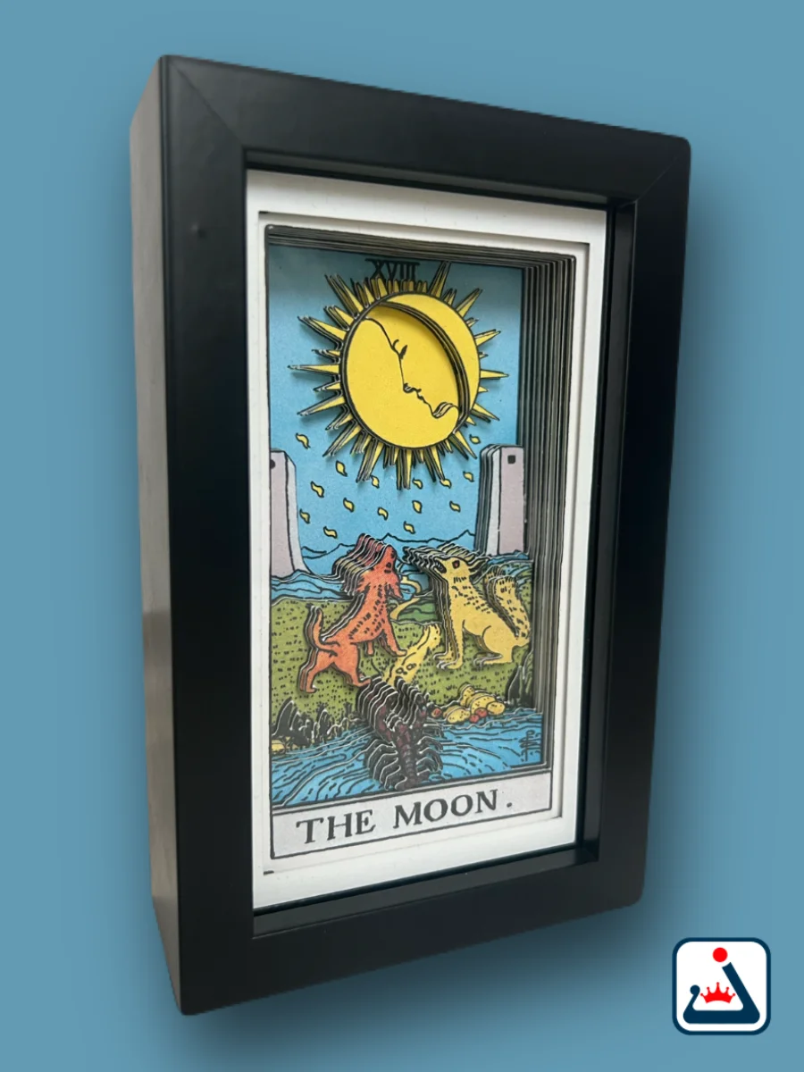 The Moon – 3D Tarot Shadow Box Art product image (3)