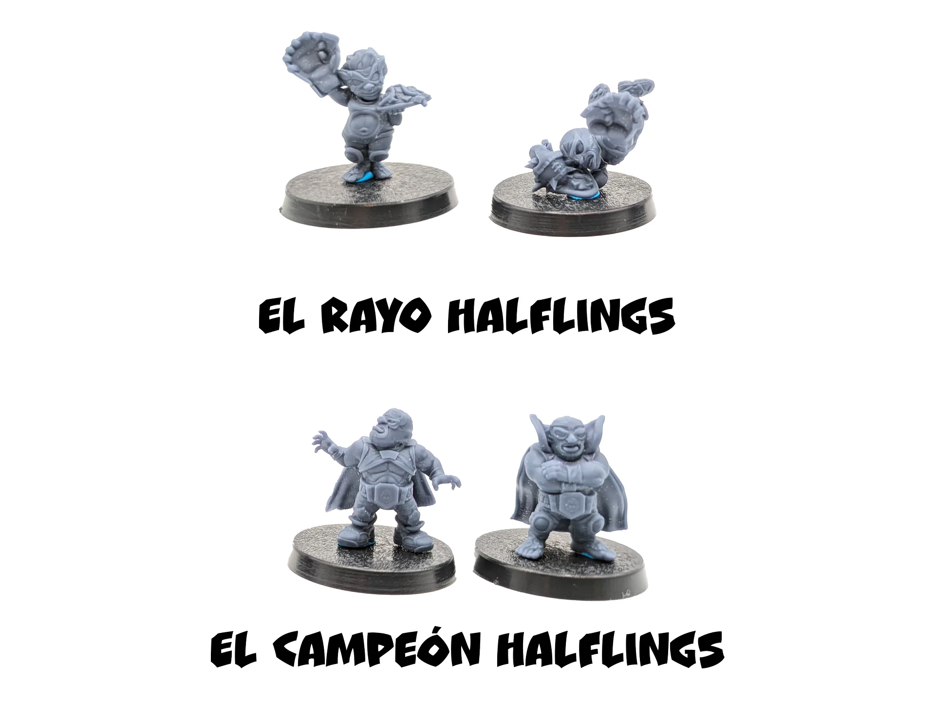 Lucha Libre Halfling Mega Fantasy Football Team - UGNI Miniatures product image (3)