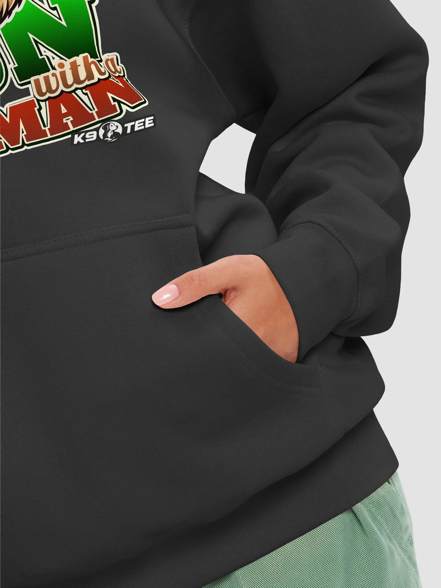 German Shepherd Fun Illustration Hoodie product image (57)