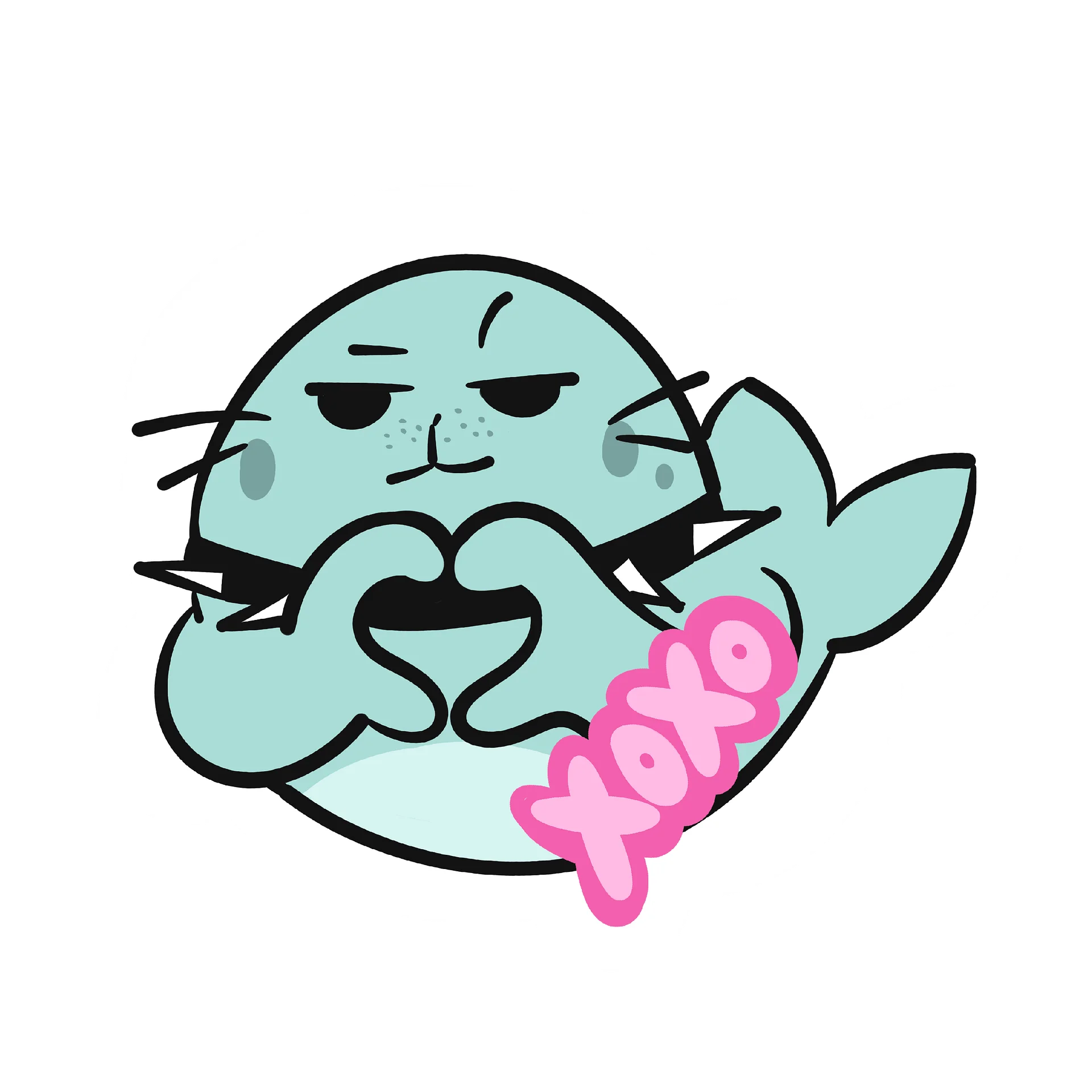 hearts-Sticker product image (1)