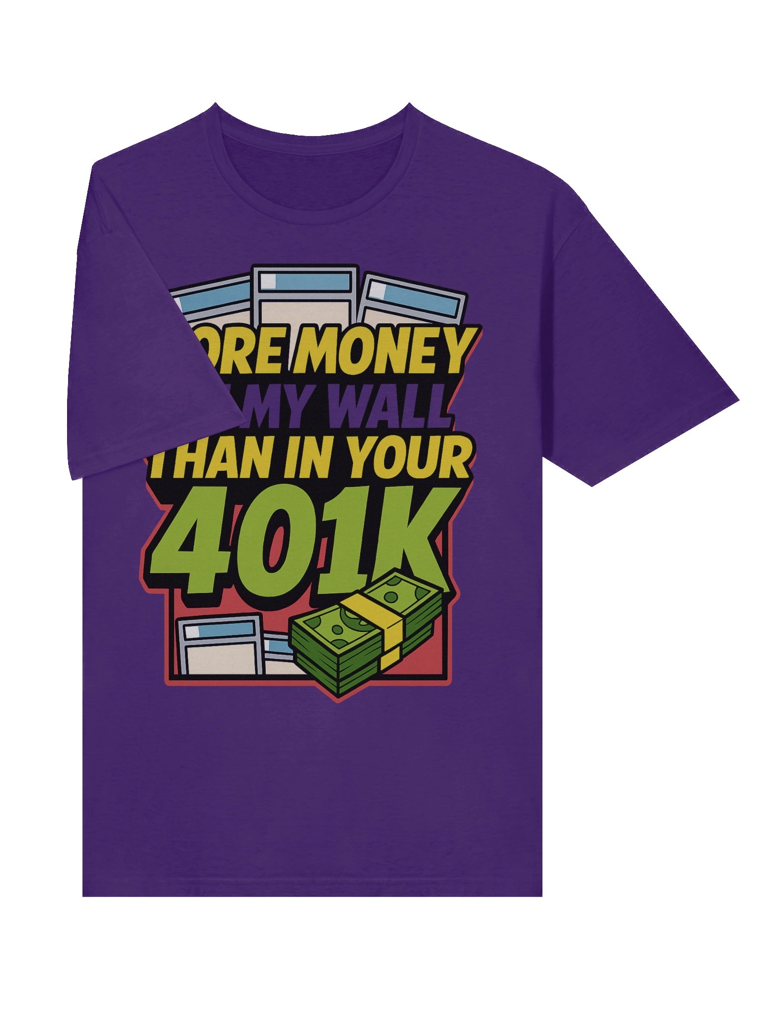 More Money on My Wall Than in Your 401k – Comic Collector Slab Wall Flex Tee product image (5)