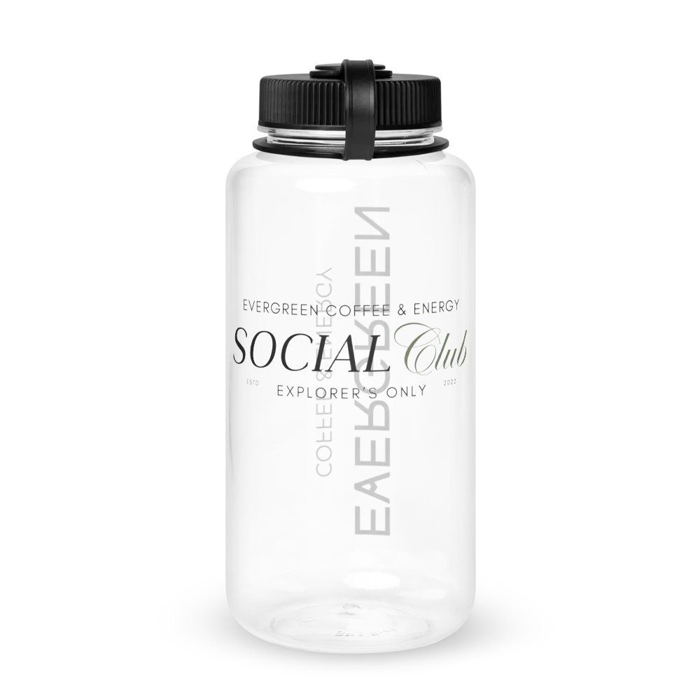 Social Club Plastic Water Bottle | Sip Society product image (1)