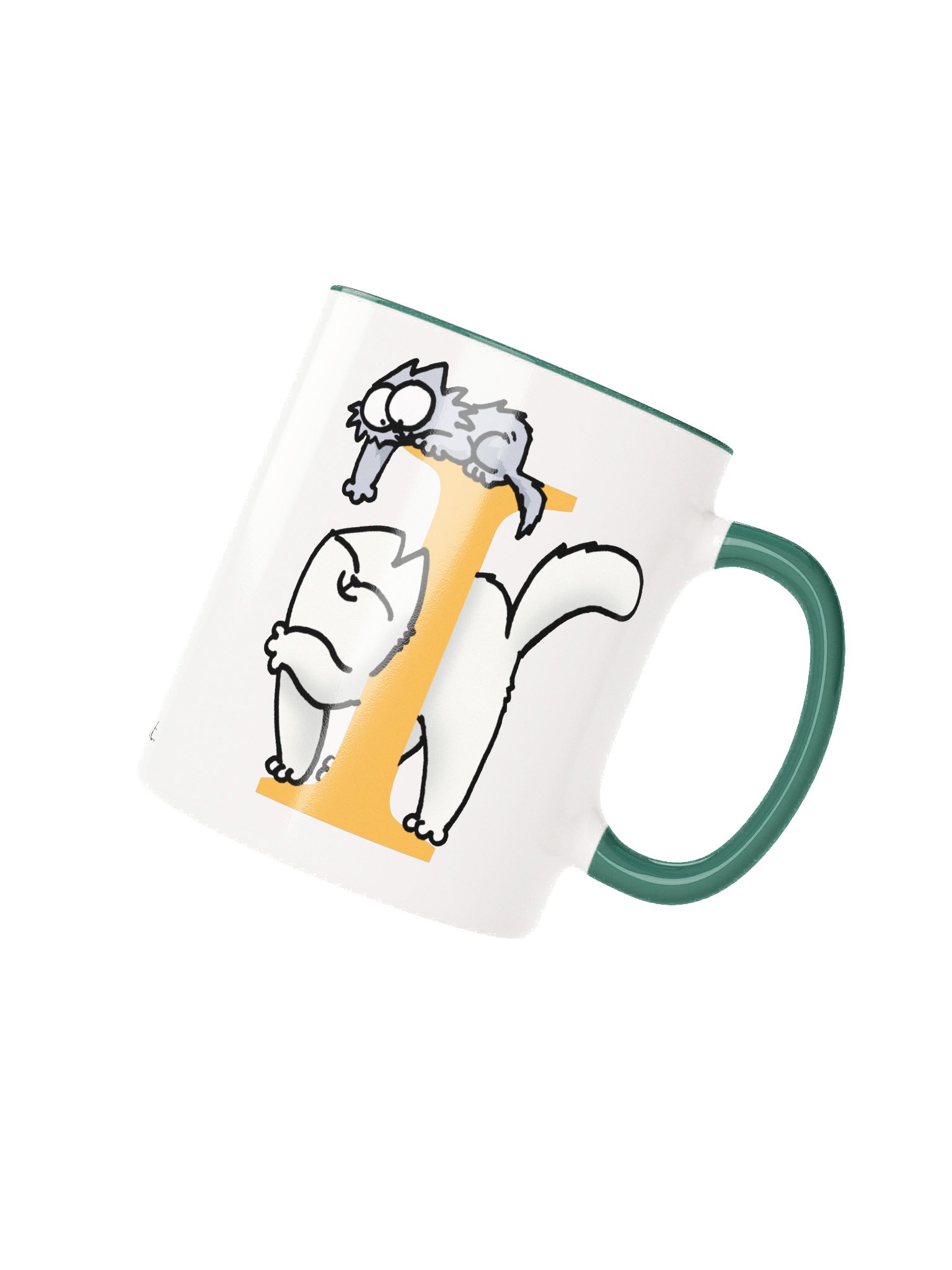 Cat Monogram Mug - I product image (1)