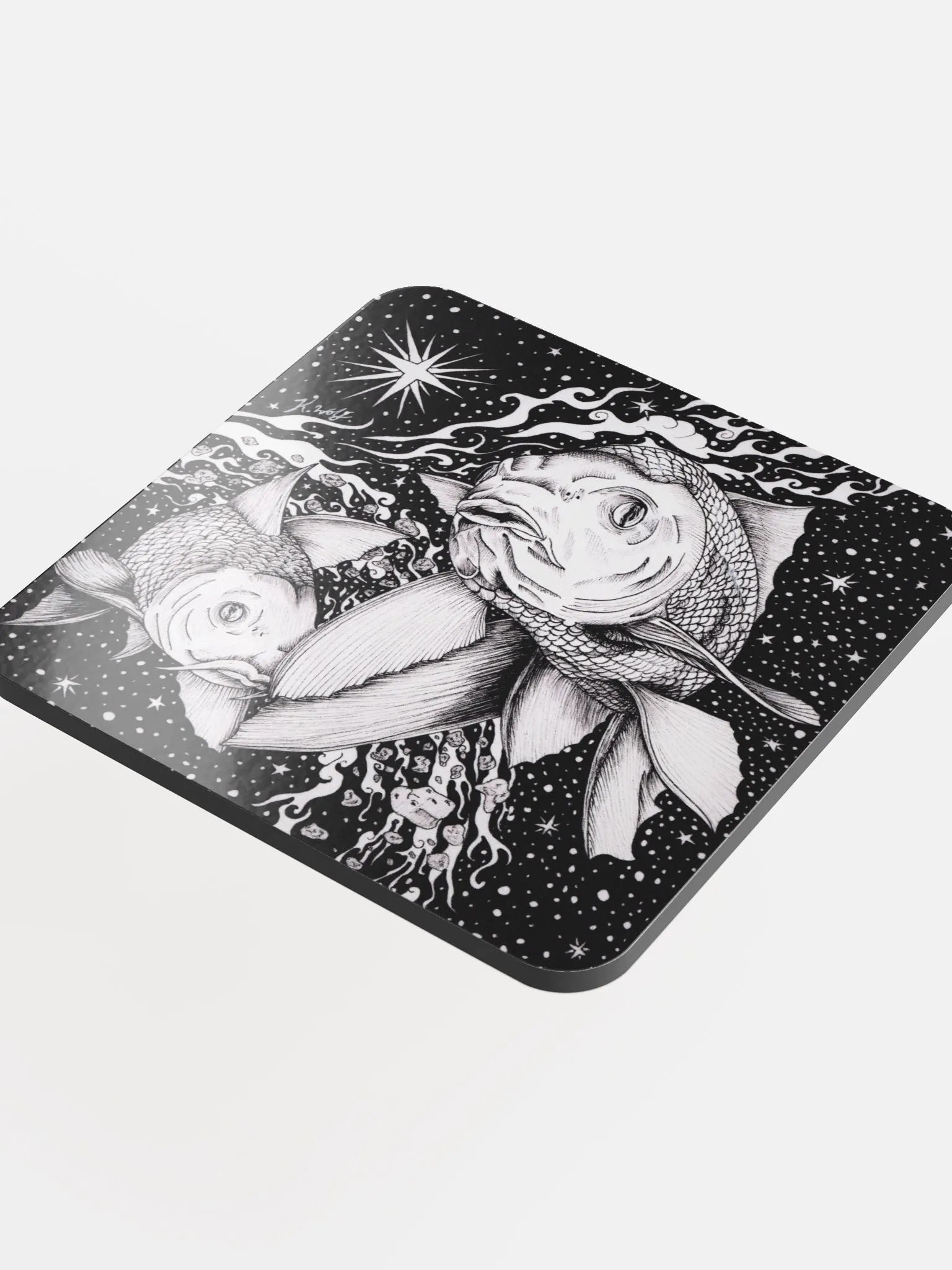 Pisces Zodiac coaster product image (4)