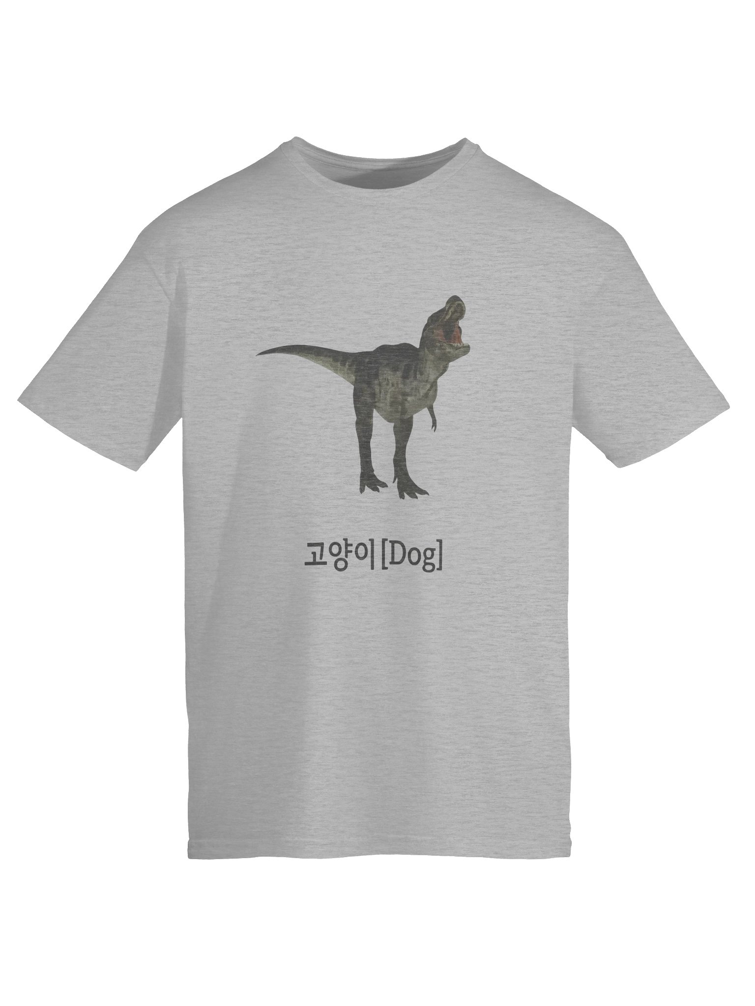 Dinosaur Korean Text Cat Dog Shirt product image (3)