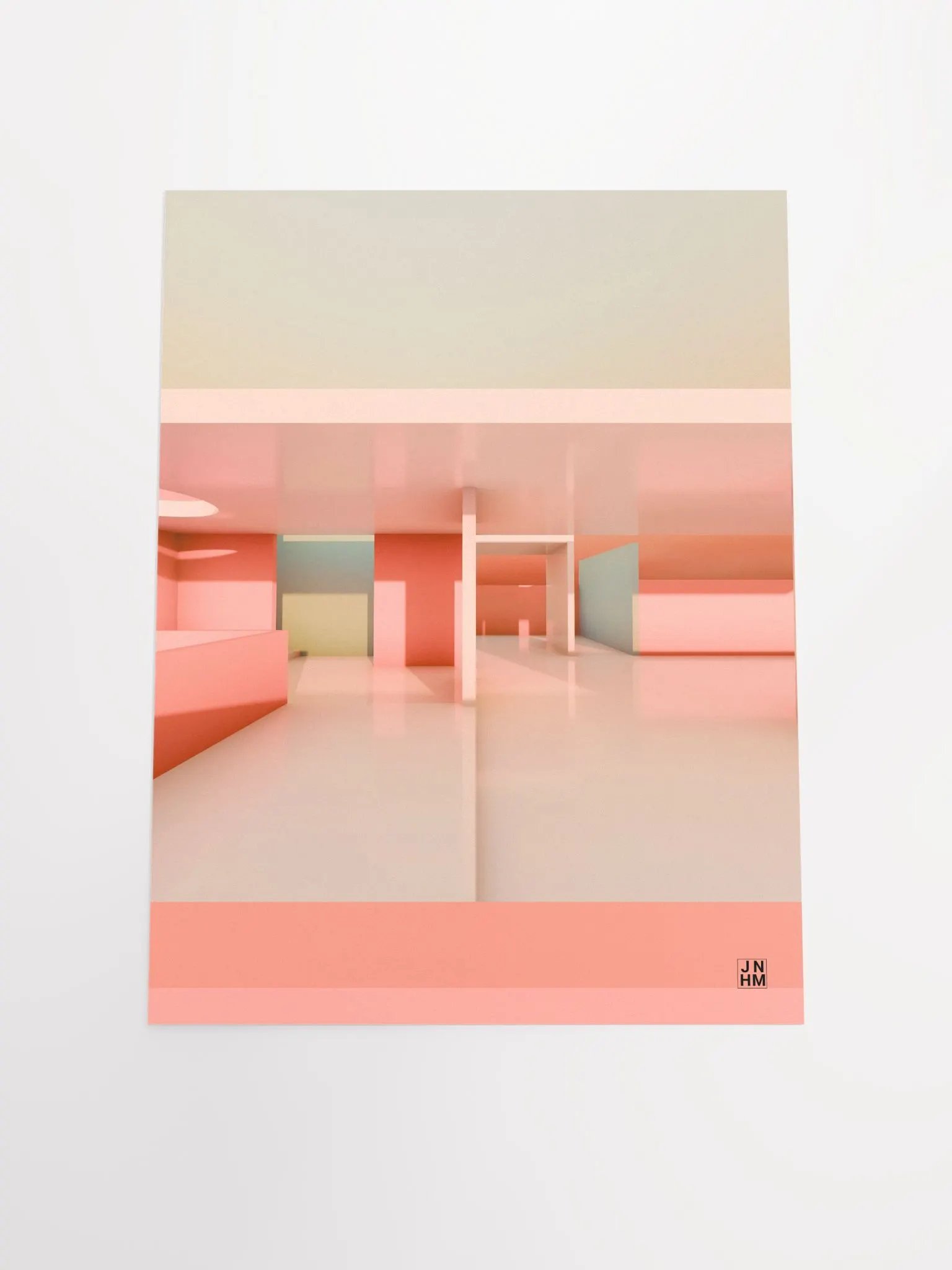 Architectural Landscape - Summer Pastel 02 12"x16" Frameless product image (4)