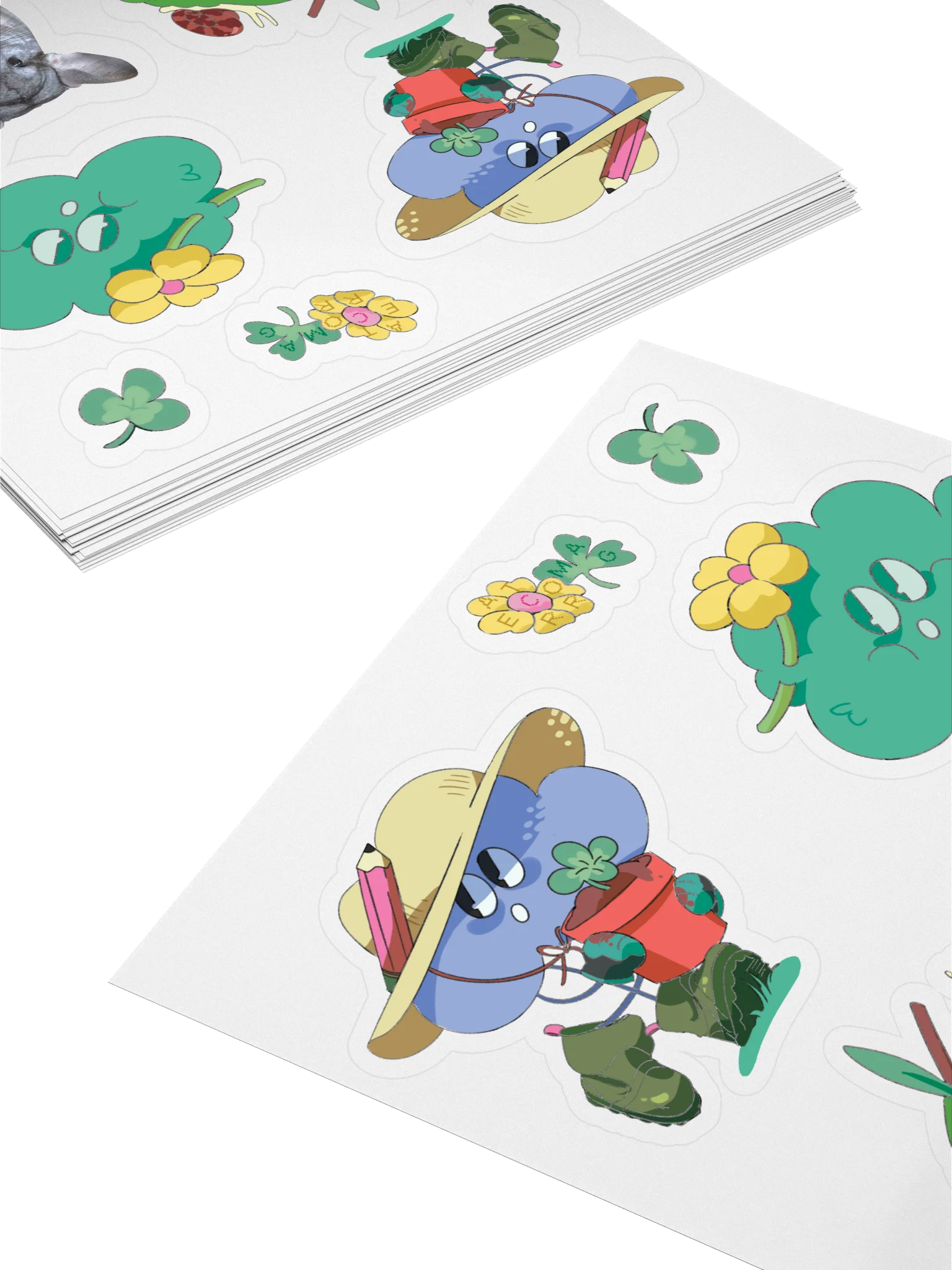 Touch Grass Sticker Sheet — Gardener Ver. product image (4)