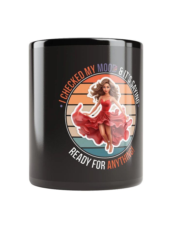 Ready for Anything!!! Black Glossy Mug product image (1)