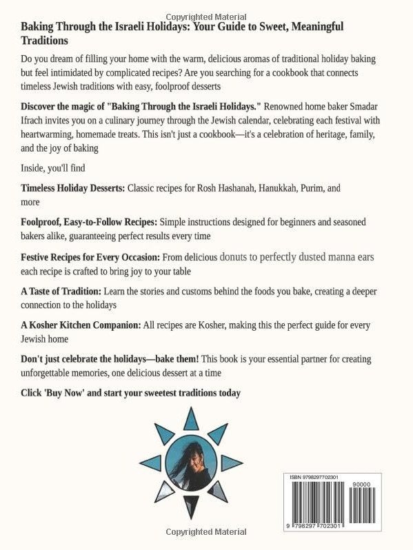 Baking Through the Israeli Holidays: Timeless Holiday Desserts and Festive Recipes Hardcover product image (2)