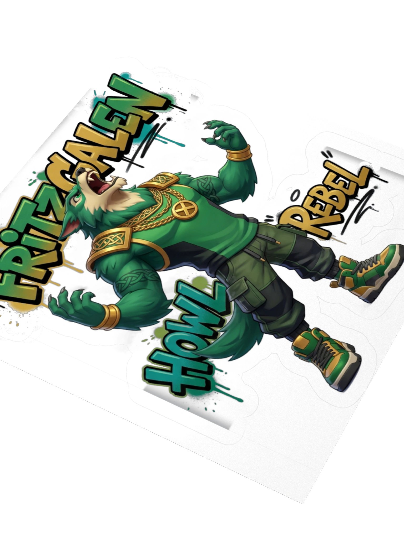 Celtic Cu Sith Sticker product image (7)