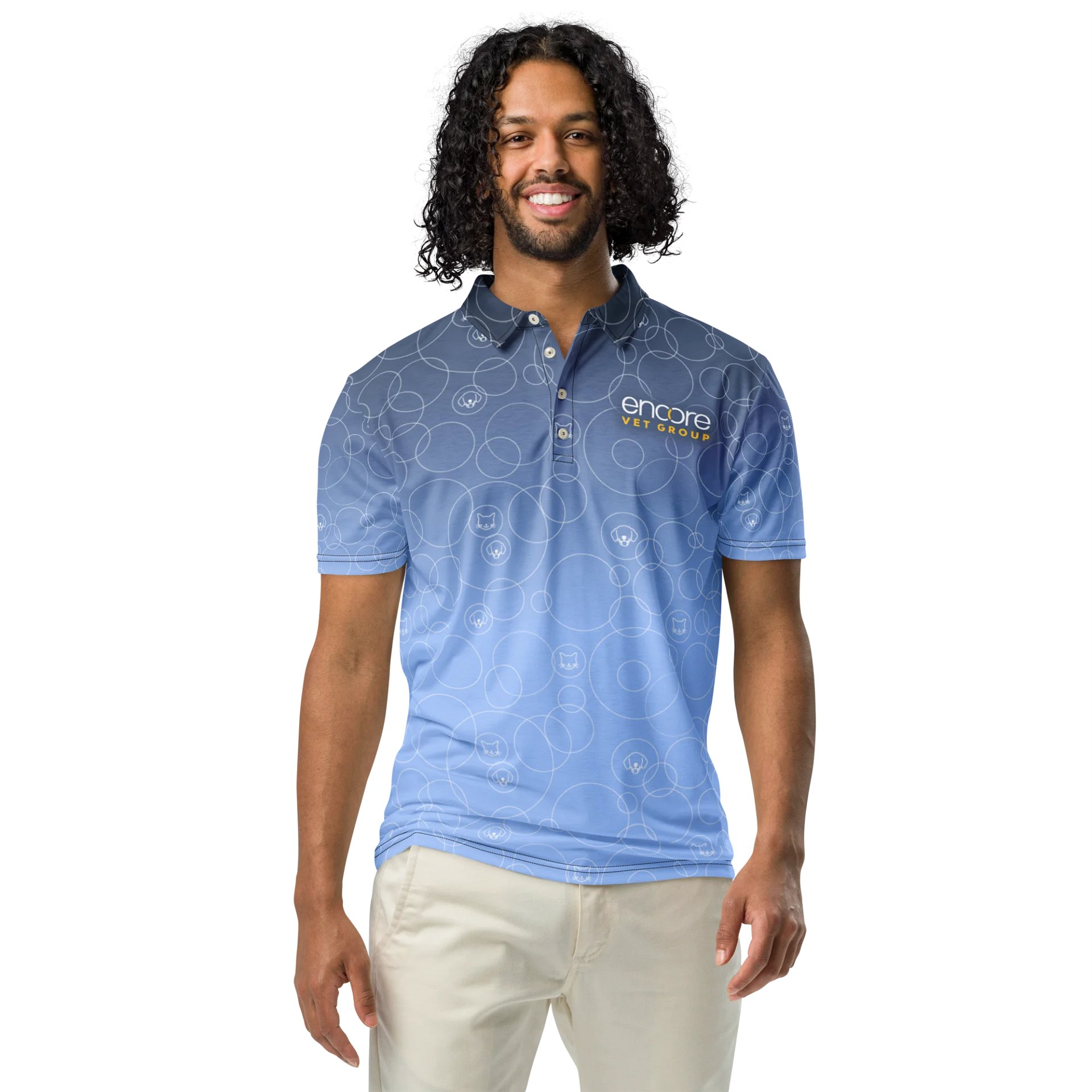 Encore Vet Group Patterned Polo product image (3)