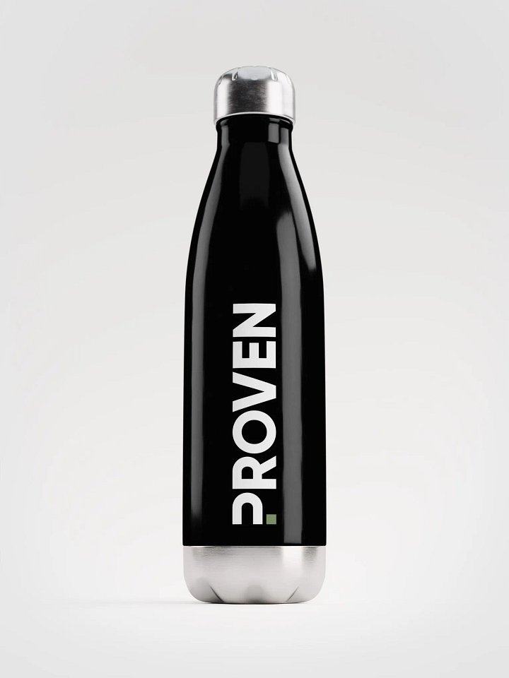 Urban Monochrome Steel Water Bottle product image (1)
