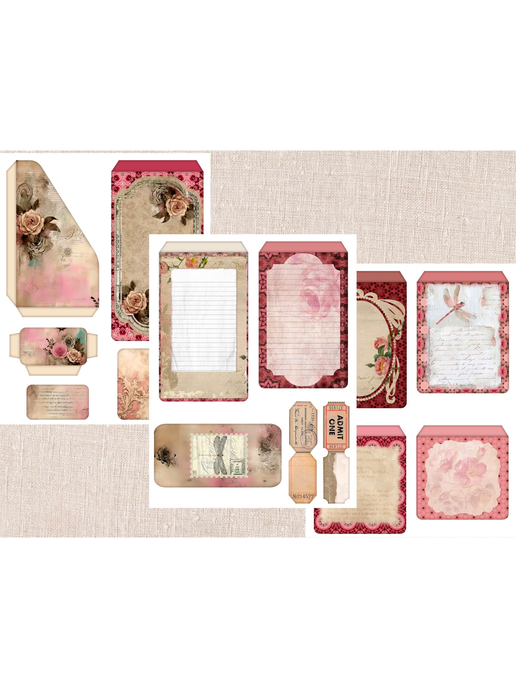 Timeless Rose Junk Journal product image (4)