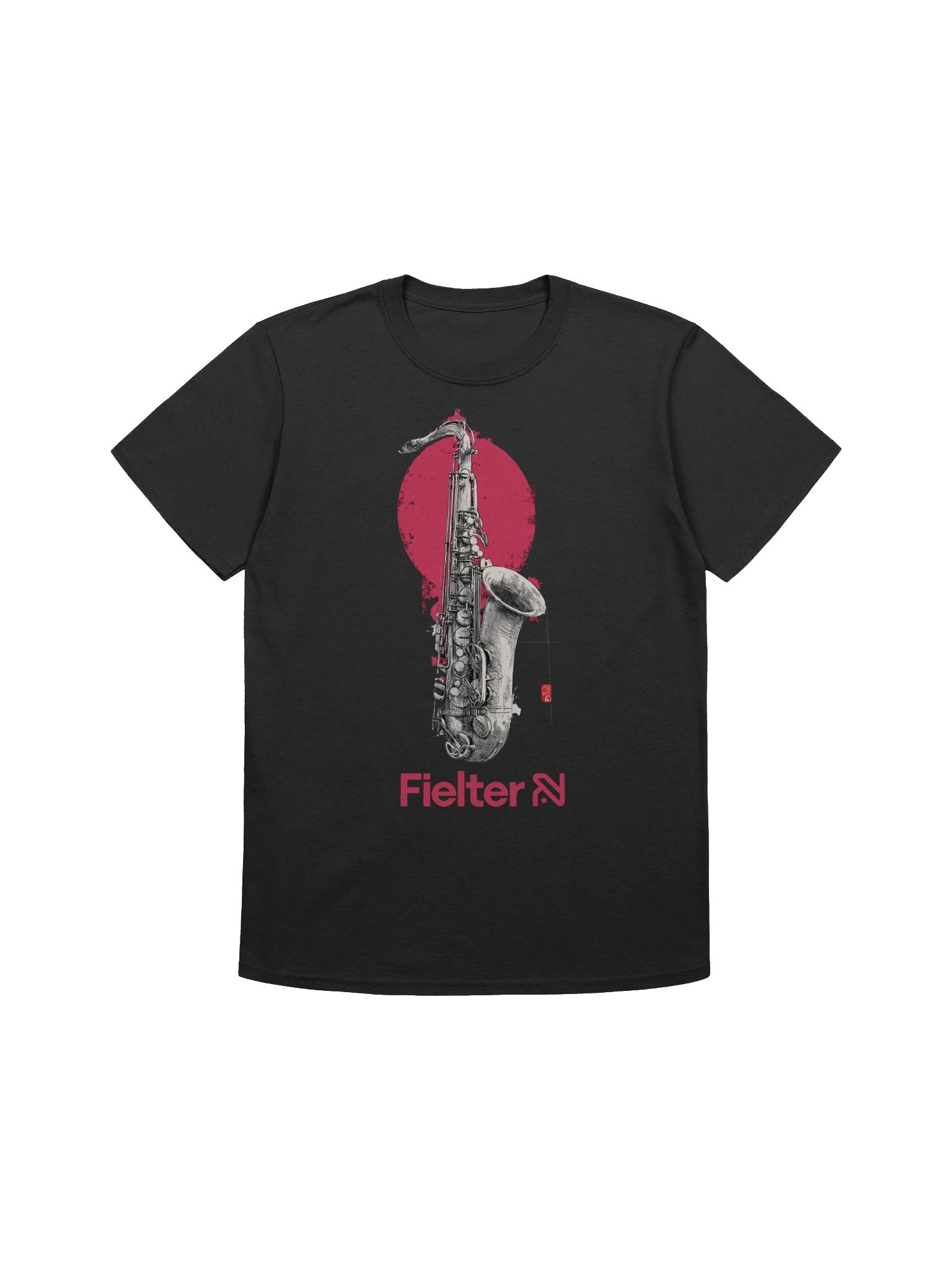 Fielter - Saxophone Circle Unisex Tee product image (2)