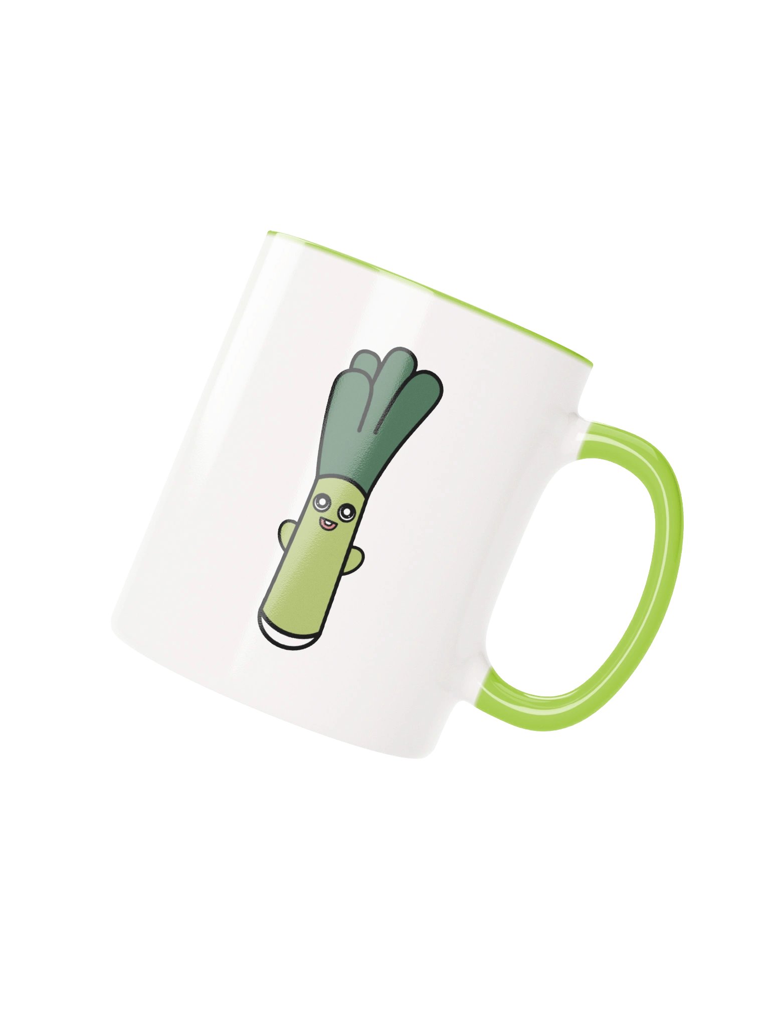 mug with a leek product image (6)