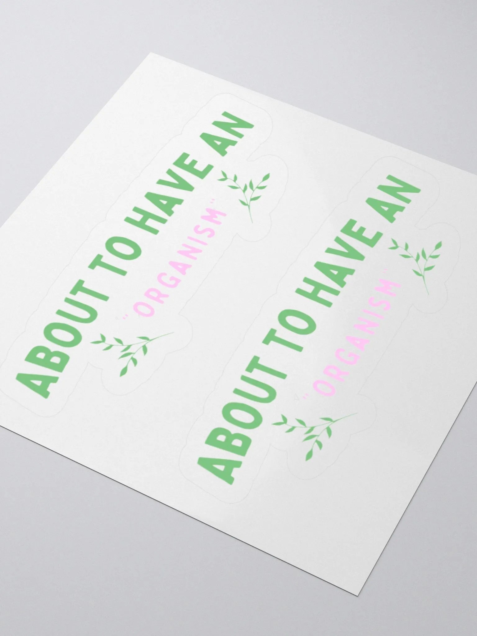 "Organism" Kiss Cut Stickers product image (3)