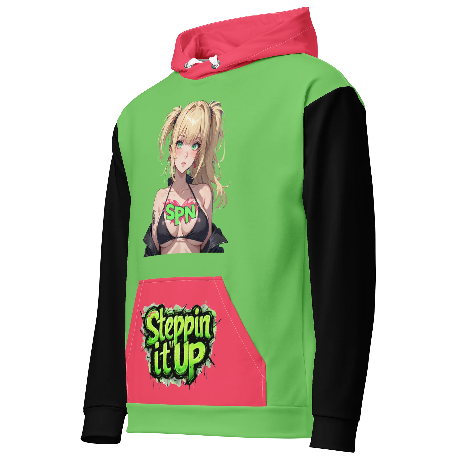 Blushing Pigtails Unisex Hoodie product image (3)