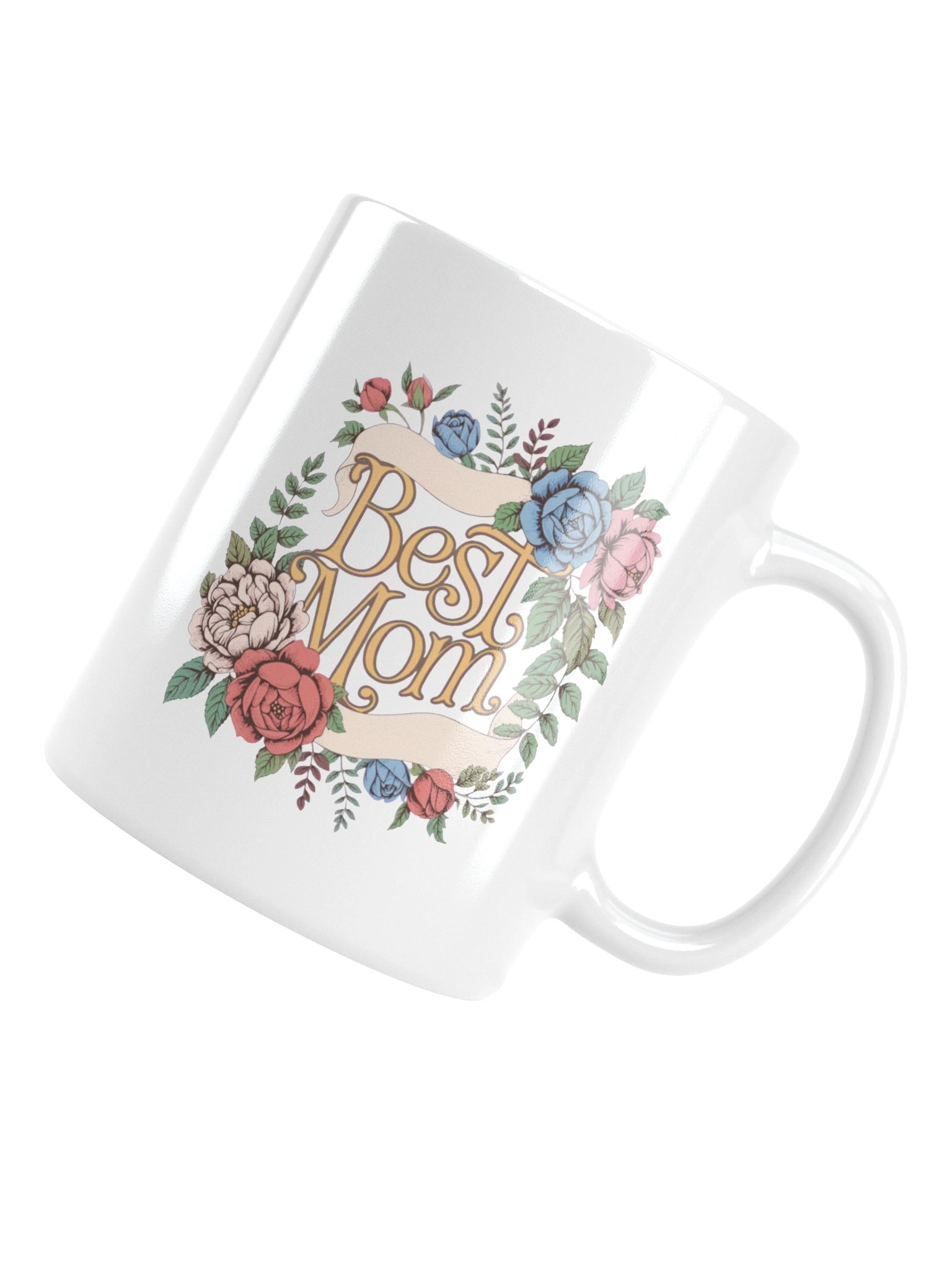 Vintage Floral Best Mom Coffee Mug product image (6)