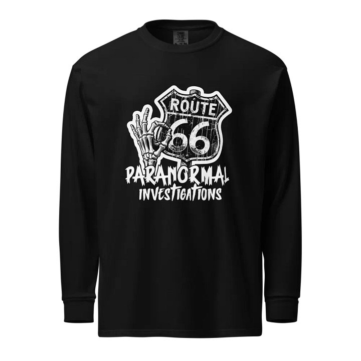 Vintage Route 666 Skeleton Long Sleeve Shirt product image (1)
